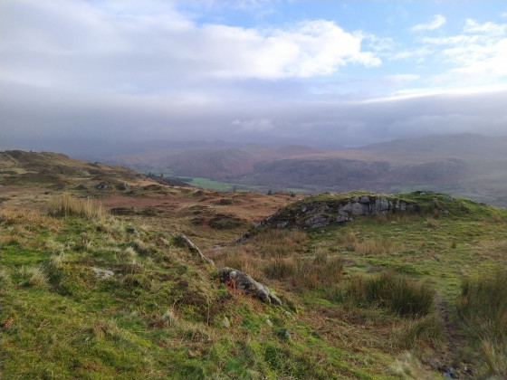 View from the top of Muncaster Fell