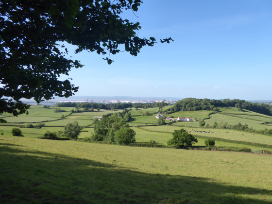 Vue vers le nord depuis Windmill Hill