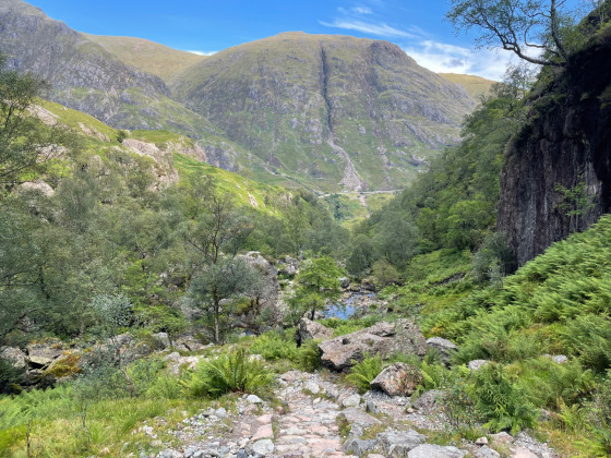 Vue du col de Glencoe