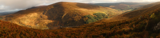 View on Shrone lake from paps east