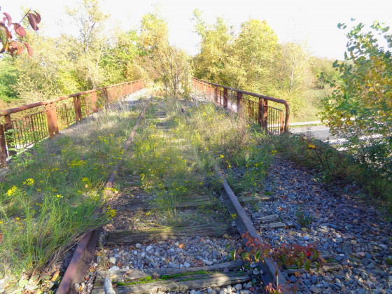 Voie ferrée désaffectée Voie ferrée désaffectée