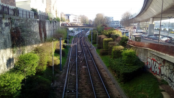 Voies de tram
