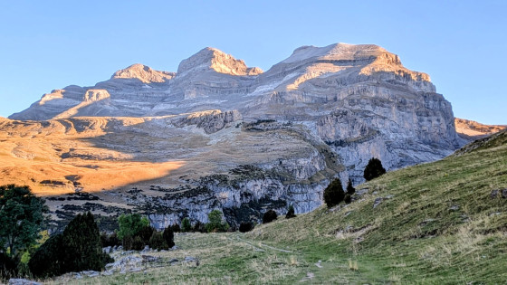 Vu Añisclo et Mont Perdu depuis le Refuge