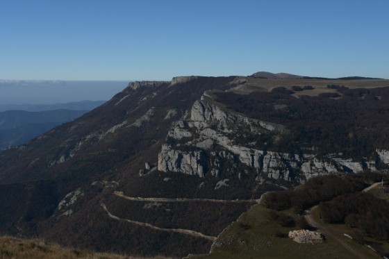 Vu des rochers de Chironne