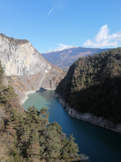 Vu du haut du pont de Brion
