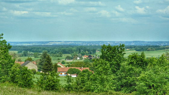 Vu du sentier.