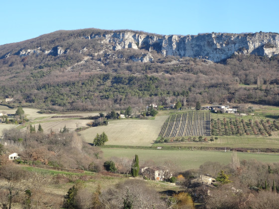 Vu sur la Montagne après le chemin étroit