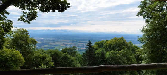 Vu sur la plaine depuis la cantine Zeller