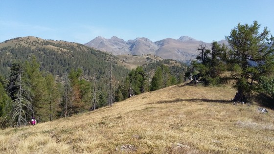 Vu sur le Fort des Mille Fourches et des cimes du Mercantour