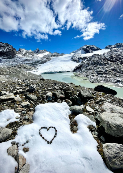 Vu sur le Glacier du Grand Méan