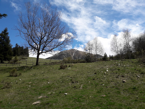 vue à l\'arrivée au refuge