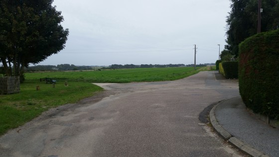 Vue à partir du pied du château d\'eau Vue à partir du pied du château d\'eau