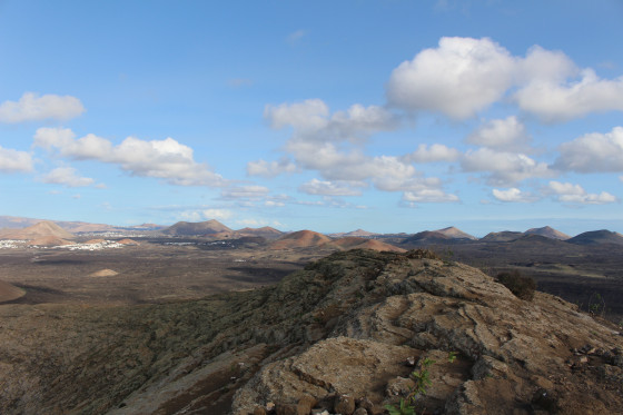 Vue à partir du sommet de la Caldera Blanca