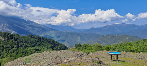 Vue apr&egrave;s le Col d Eria