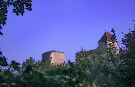 Vue arri&egrave;re du d&eacute;but de la randonn&eacute;e