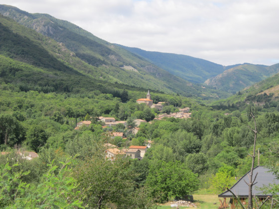 Vue arriv&eacute;e La Souche