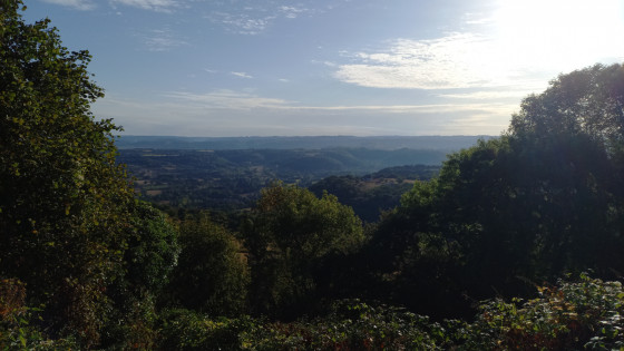 vue au debut de loubressac