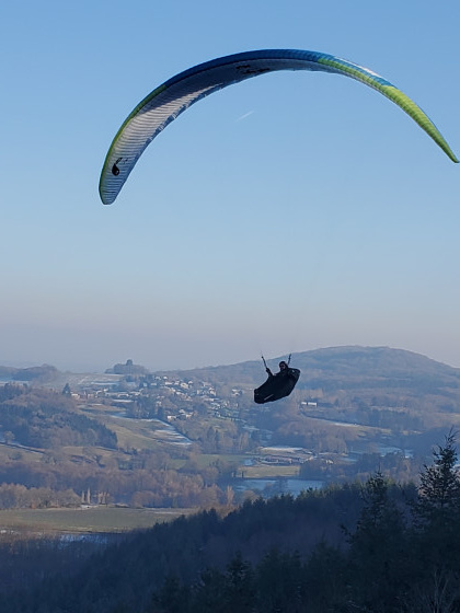 Vue au desssus de Gu&eacute;ret