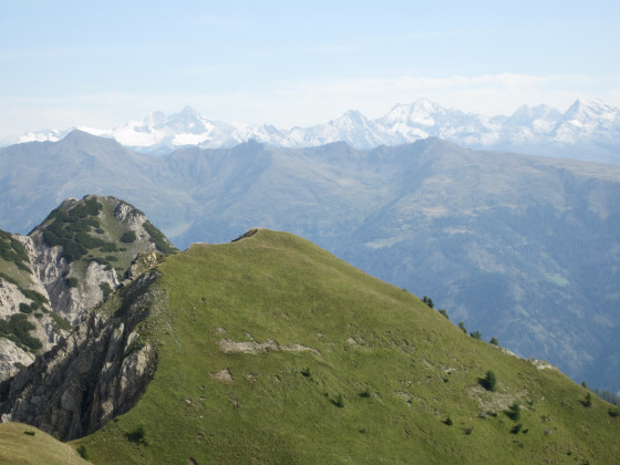 Vue au Nord depuis le Golzentipp