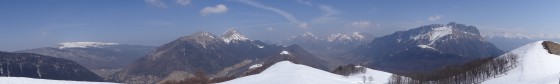 Vue au sommet du mont morbié