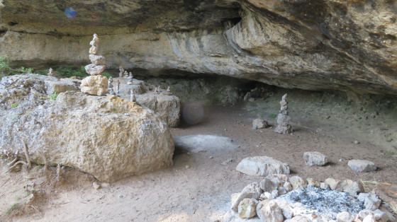 Vue d'artiste à l'intérieur de la grotte ;-)