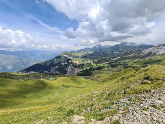 Vue d\'ensemble sur La Plagne