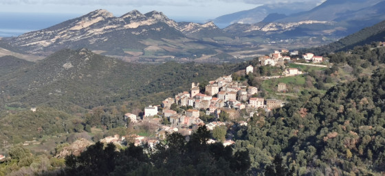 Vue d\'Oletta - Montée de Pardinu