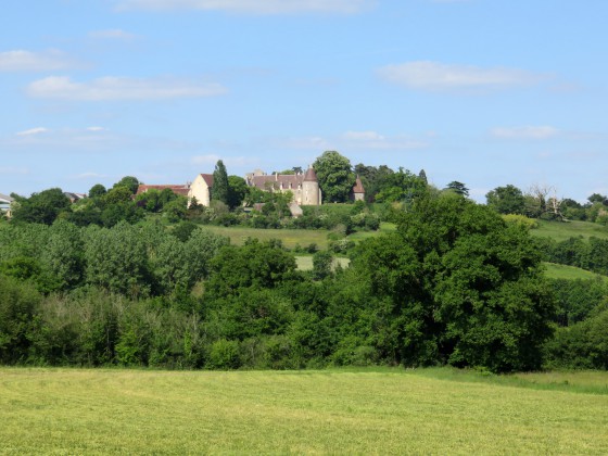 Vue de l'église et du château