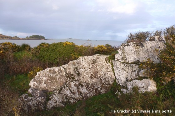 Vue de l'&icirc;le Cruckin