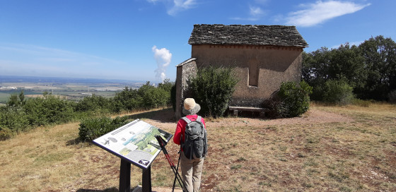 Vue de la Chapelle des aviateurs