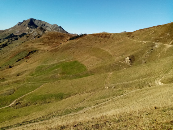 Vue de la Clef des Annes en face quand on arrive du Col des Annes