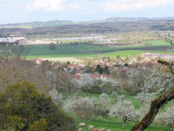 Vue de la côte de Saffais