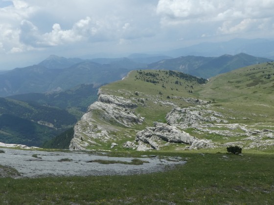 Vue de la crête