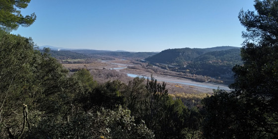 Vue de la Durance côté Mirabeau