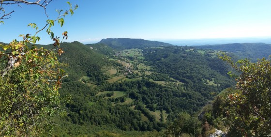Vue de la falaise