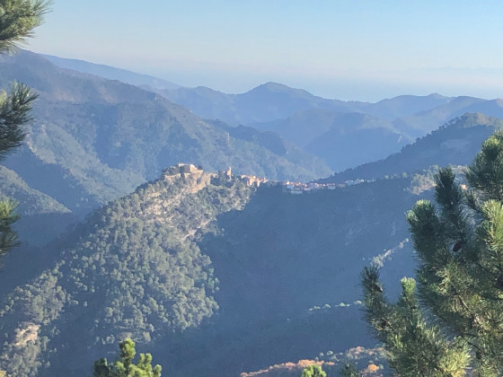 Vue de Piène Haute depuis le sentier retour