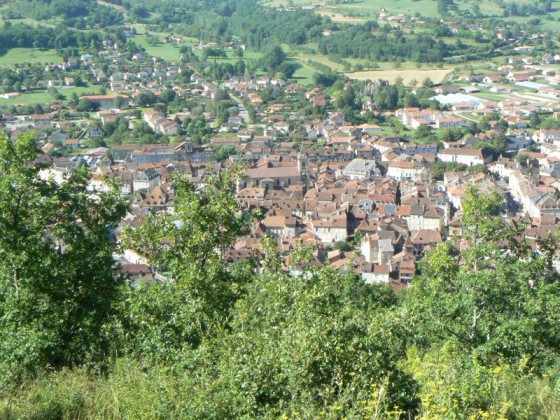 Vue de Saint-Céré