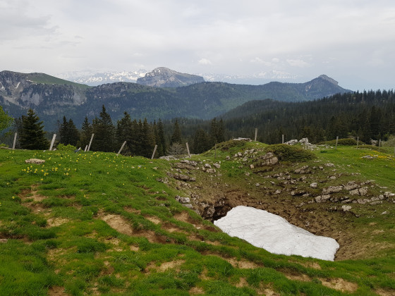 Vue depuis col de la Grande Vache