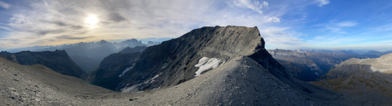 Vue depuis l’arrête du Buet