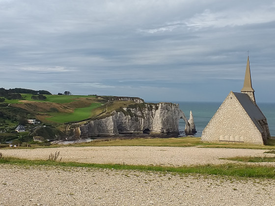 Vue depuis la Chapelle d\'Étretat