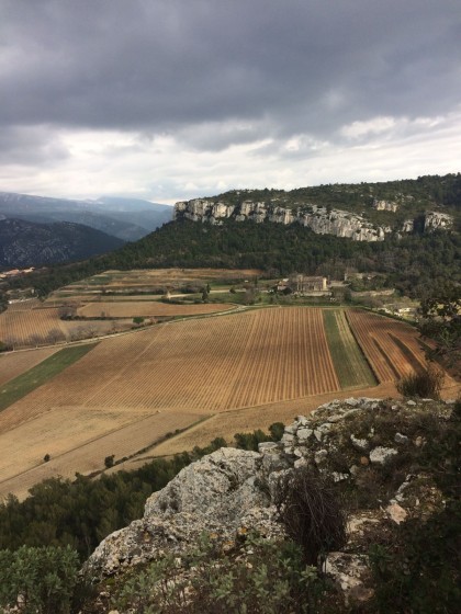 Vue depuis la falaise après les ruines (1)