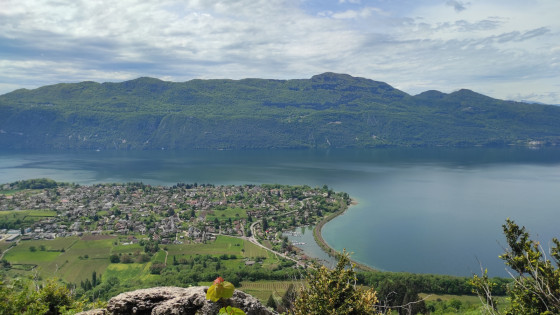 Vue depuis la grotte des Fées