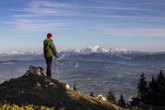 Vue depuis la Haute-cha&icirc;ne jurassienne &copy;OT Terre Valserhone