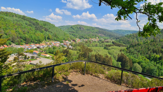 vue depuis la roche de la verrerie
