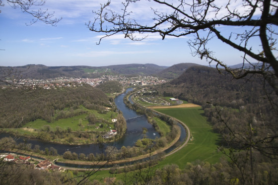 Vue depuis le belvédère de la grange Vuillotey