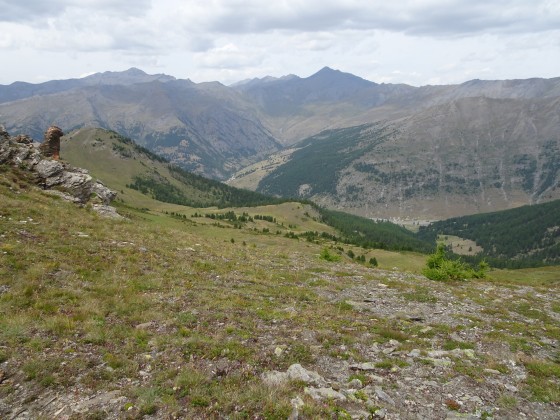 Vue depuis le col de Gilly