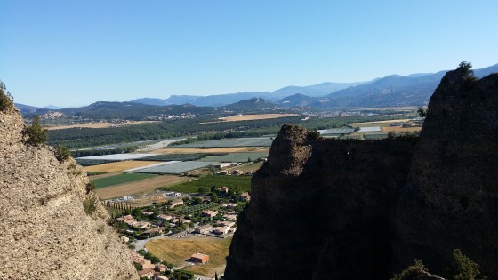 Vue depuis le haut des Pénitents