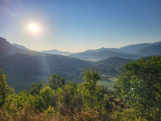 Vue vers le Levant depuis le Pic de Montgailhard
