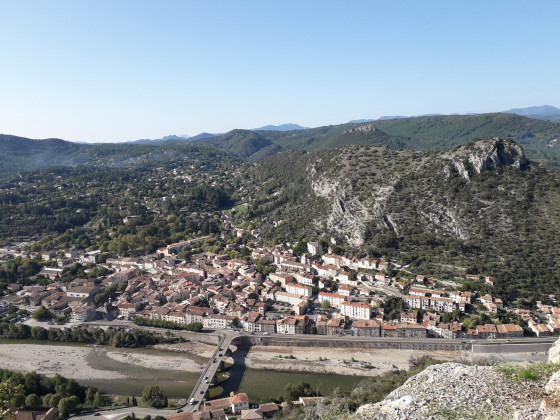 Vue depuis le rocher d Anduze
