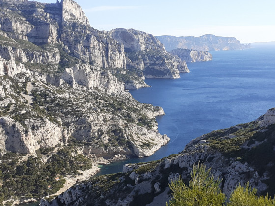 Vue depuis le sentier des crètes de Morgiou